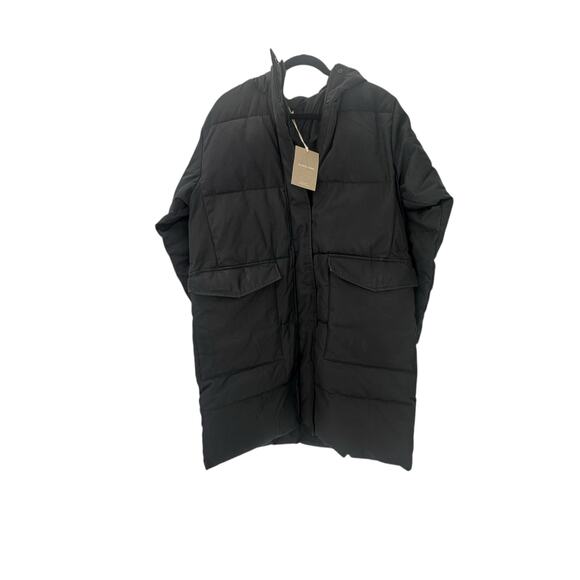 Everlane The ReNew Long Puffer Jacket Long Sleeve Black Size X Large NWT - Picture 8 of 14